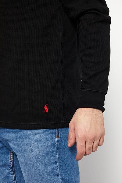 Polo Ralph Lauren Men Crew Neck Embordered Logo Sweatshirts, Black