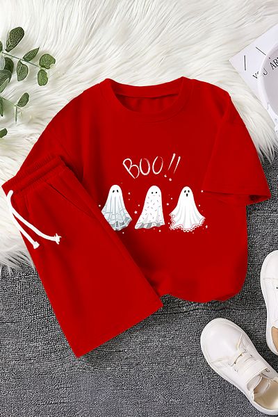 MYADA Boo Ghost Printed 2-Piece Children's Set 22669
