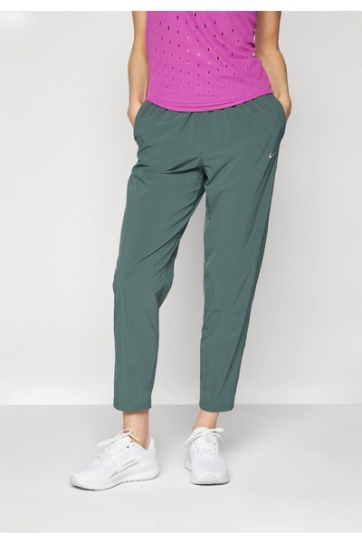 Nike Dri-Fit Fast Mid-Rise 7/8 Running Yeşil Kadın Koşu Eşofman Altı