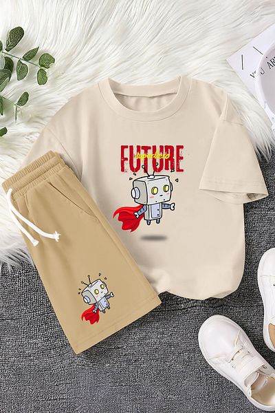 MYADA Future Hero Printed 2-Piece Children's Set