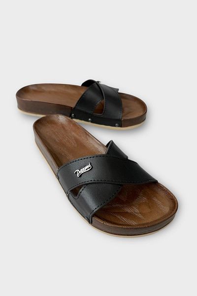Liger Casual Slippers - Orthopedic and Stylish - Black