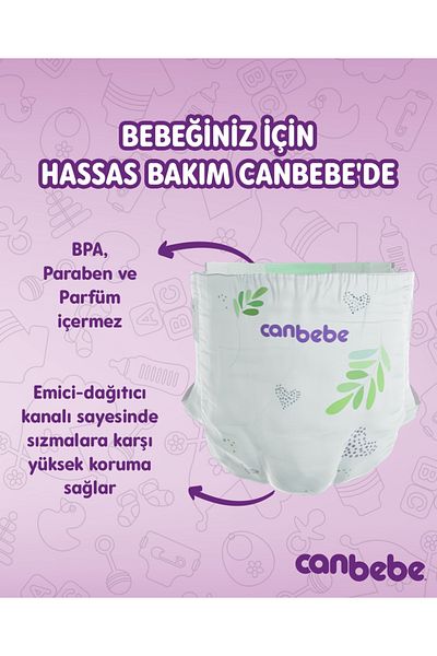 Canbebe Baby Diaper Size 5 160Pcs