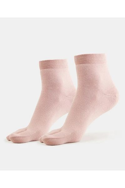 JOCKEY TOE SOCKS 7487-02 Pnk for Men