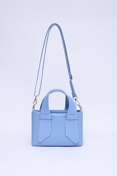 SHAKA Μπλε SHK60 τεχνητό δέρμα, μονόχωρο, φερμουάρ, ρυθμιζόμενο λουράκι, τσάντα χειρός, μπράτσου και ώμου