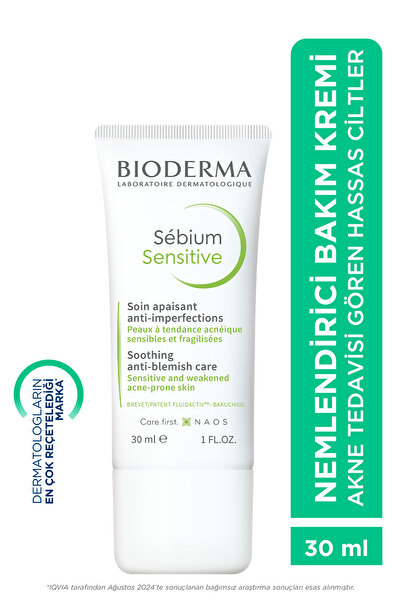 Bioderma Sebium Sensitive Care Cream for Sensitive and Acne Prone Skin 30ml