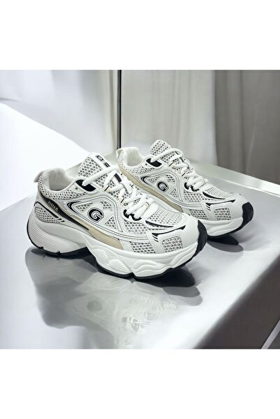 Guja Orijinal İthal Özel Tasarım Nefes Alabilen Yüksek Tabanlı Şık Sneaker