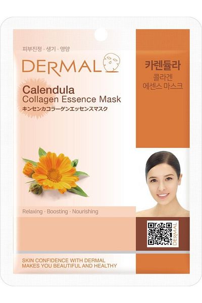 Dermal Calming, Supporting and Nourishing Collagen Mask with Calendula Extract 23 Gr