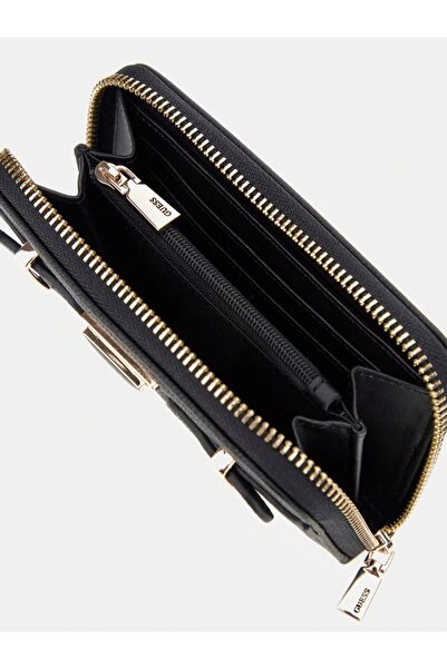 Guess ECO ALI SLG MEDIUM ZIP AROUND Kadın Siyah Cüzdan SWBG9511140-BLA
