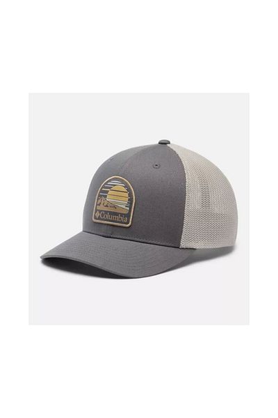 Columbia Unisex Cu9489 Columbia Mesh Ball Cap Light Gray Melange Hat Cu9489-044