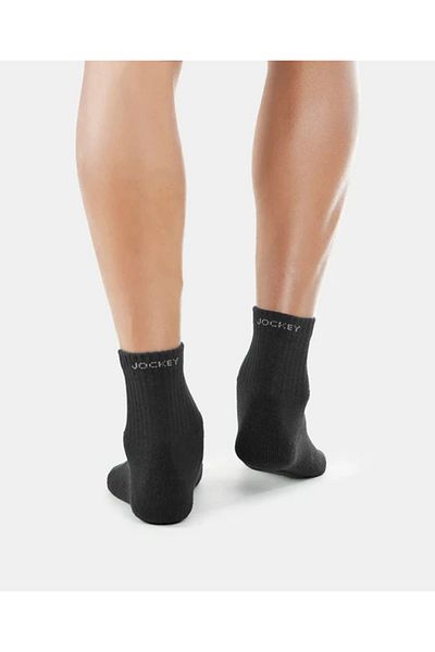 JOCKEY Sport Ankle Socks 7036-01 Black for Men