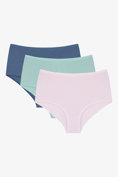 Penti Deep Bloom 3-teiliges Highwaist-Slip in mehreren Farben