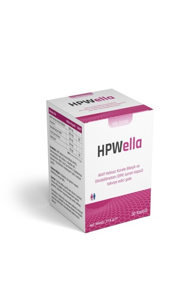 Ella Farma HPWella 30 Kapsül AHCC içerikli