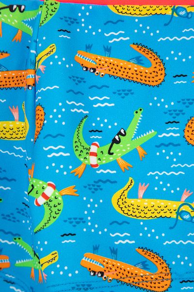 Penti Boy's Crocodile Patterned Boxer Swimsuit