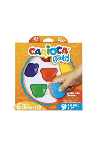 carioca Κηρομπογιές κεριού Baby 1+ Teddy