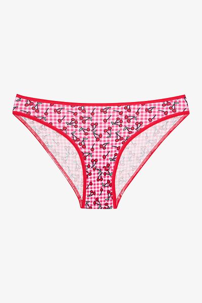 Penti Cherry Kiss 3-teiliges mehrfarbiges Slip-Höschen