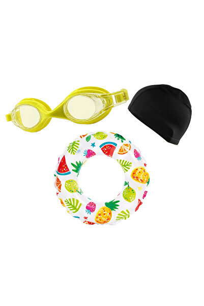 Fidan oyuncak نظارات سباحة بحزام سيليكون للحماية من الأشعة فوق البنفسجية وسدا...