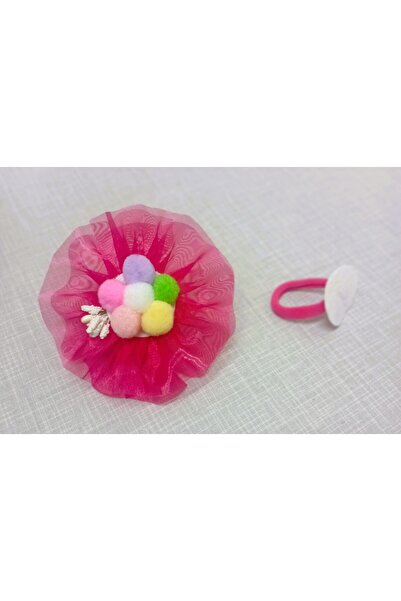 Lissa Aksesuar Μοντέλα πόρπης με λεπτομέρεια πομπομ σε τούλι