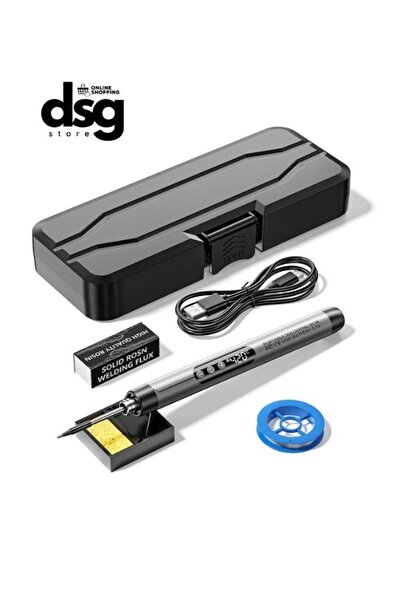online shopping dsg store Şarjlı Kablosuz Kaliteli Havya Seti Usb Type-c Şarj Hızlı Isınma