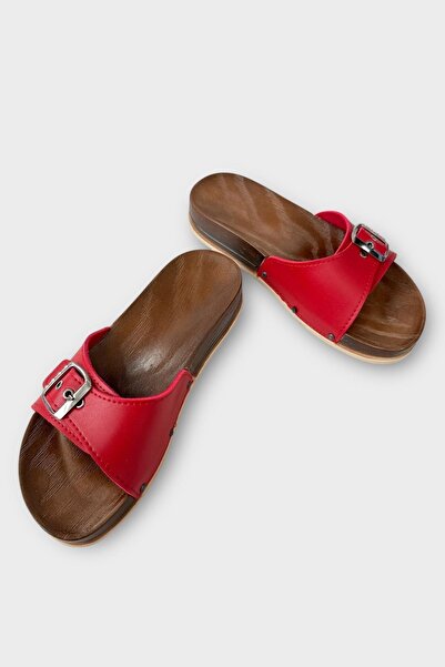 Liger Women's Daily Slippers - Orthopedic Single Band Stylish Summer Red