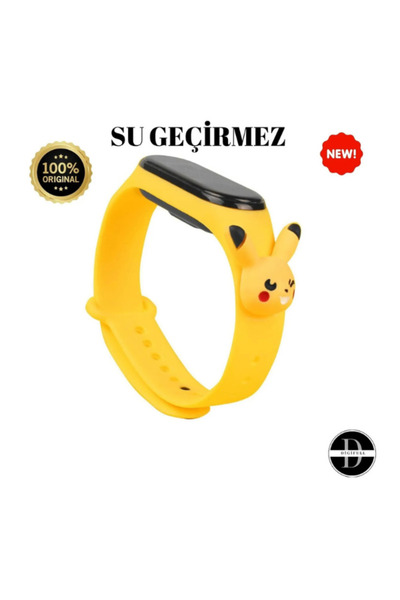 Genel Markalar Digifull Pikaçu Tavşan Model Led Ekran Çocuk Saati