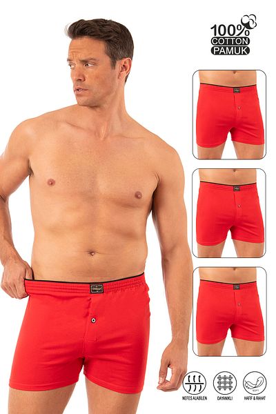 ÖZKAN underwear Men's 3Er Cotton Classic Boxer Özkan 0041