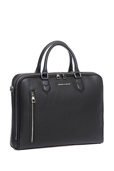 Pierre Cardin Black-Relax Unisex Laptop & Briefcase 01Pc001177-F