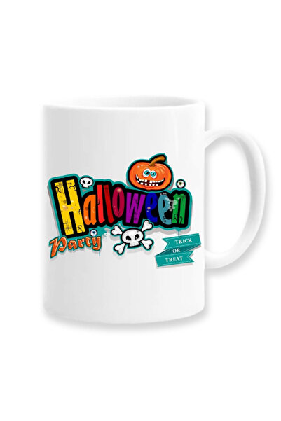 OEM Εξατομικευμένη Λευκή Κούπα "Halloween Party, Trick Or Treat", Inovatix®. ...