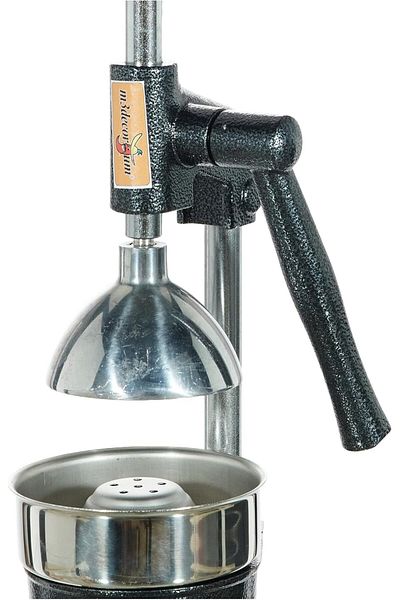 M3DECORİUM Large Sleeve Professional Stainless Steel Chrome Pomegranate Orange Apple Quince Tangerine Press Juicer Press