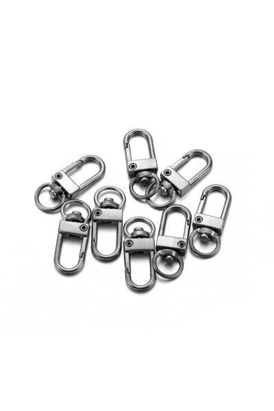 Choice Gun Black 10pcs/lot 12x33mm Rotating Dog Buckle Gold Rhodium Metal Lob...