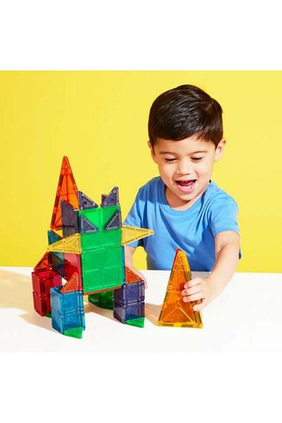 Magna Tiles Magna-Tiles Combo Micromags - 62 Pieces