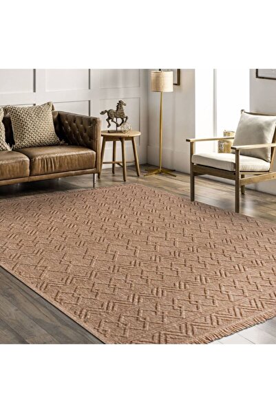 Anatolian Carpet Store Sisal Bordürlü Salon Mutfak Koridor Kesme Yolluk Makin...