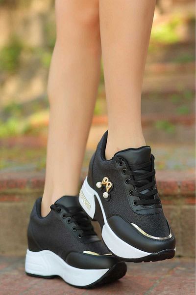 LEYDİ SHOES Nisa Black Stone Sports