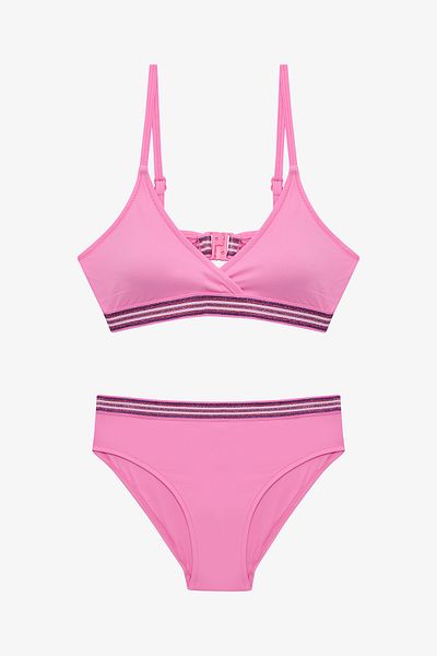 Penti Shay Triangle Bikini-Set für Teenager-Mädchen in Hellrosa