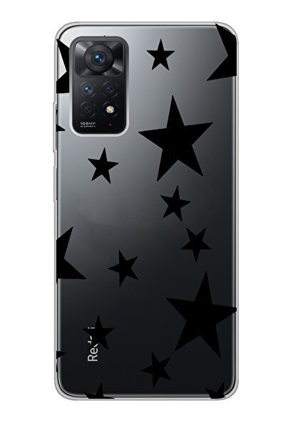 moonset Xiaomi Redmi Note 11 Pro/Note 12 Pro 4G Uyumlu Yıldızlar Tasarımlı Ba...