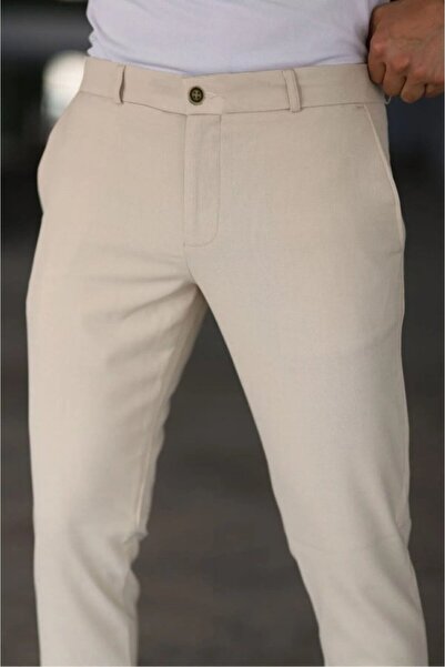 Modayakamoz New Season Men's Straight Cut Ankle Length Fabric Trousers