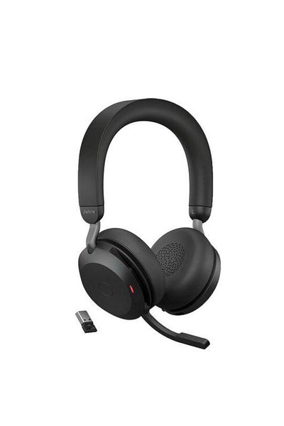 Jabra Jabra Evolve2 75 Wireless Headphones Microsoft Teams, USB-A, Bluetooth, Microphone + charging stand