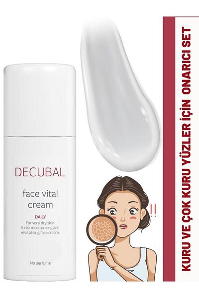 Decubal Repair Cream for Dry and Very Dry Skin 100 ml and Extra Nourishing Cream 50 ml