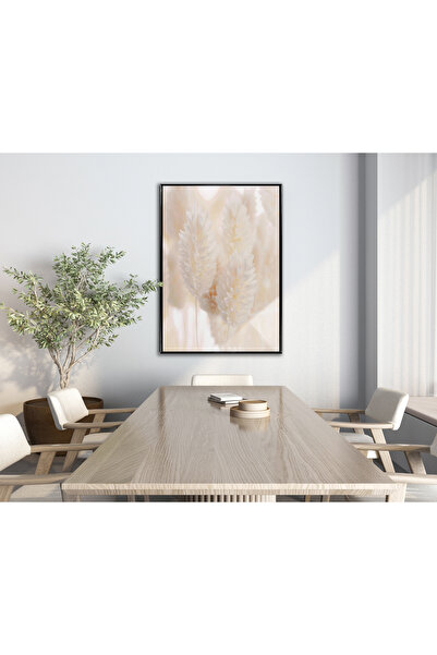 Harika bir ev HARİKABİREV | MOALE |   Model de plantă de saz de culoare crem ...