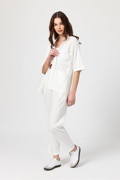 uyguntarz Bequem geschnittener Kimono und Hose aus gewickeltem Stoff, zweiteiliges Set