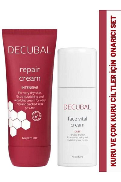 Decubal Repair Cream for Dry and Very Dry Skin 100 ml and Extra Nourishing Cream 50 ml