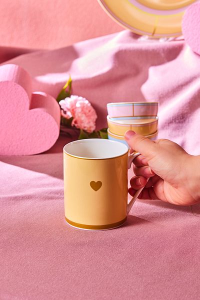 Karaca Talya Mug 355 ml Yellow