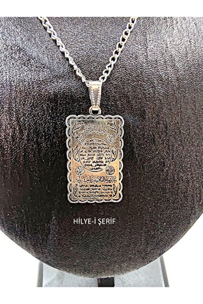 BONCADAS قلادة للجنسين بتصميم الصلاة أو الختم