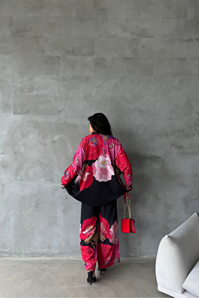 Neşeli Butik Women's Jessica Fabric Pantalon Double Suit Nbms42100