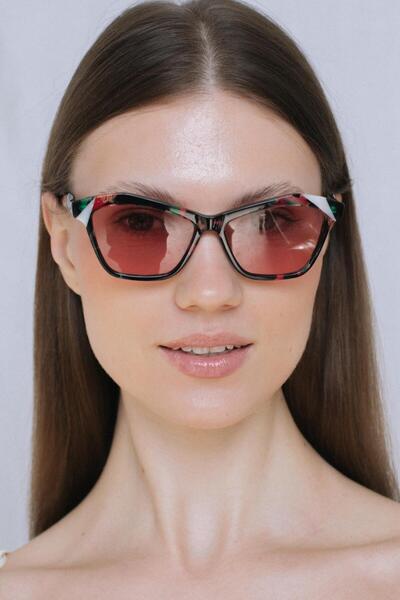 Bilge Karga Eskil Multicolor Pink Sunglasses