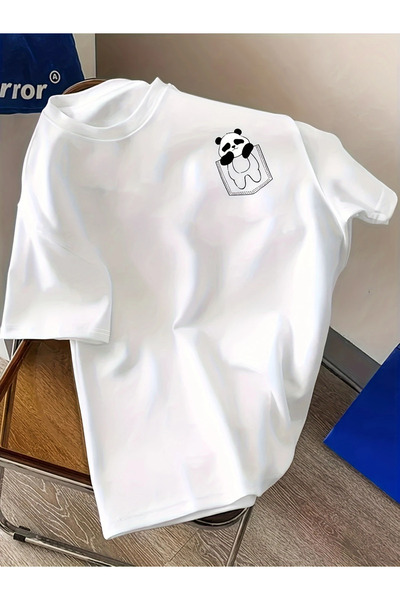 bellanova Tricou casual cu dungi, 100% poliester, gât rotund, lavabil la mașină