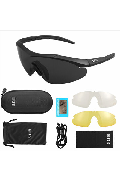 okeymag Tactical Polarize 3 lensli gözlük 5.11 / Taktikal Gözlük 5.11 / Takti...