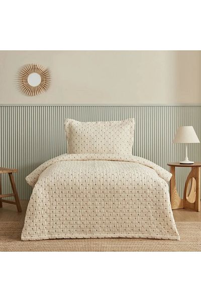 Karaca Home Young Oxxo Einzelbett Überwurf Set