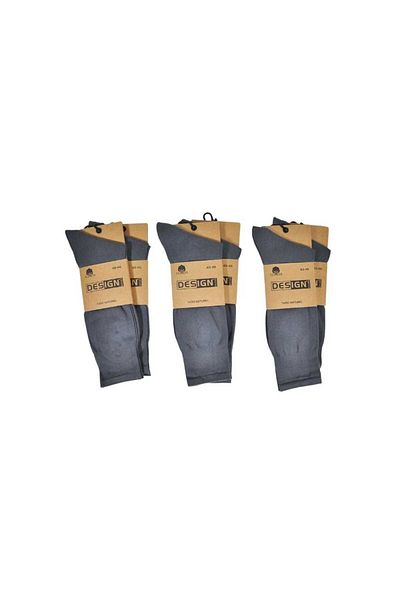 RBS SOCKS Men's Natural Organic Nylon-Free Seamless Socks 3-Pack