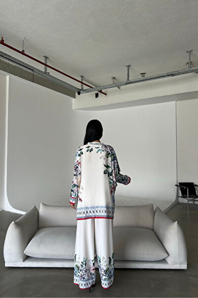 Neşeli Butik Women's Jessica Fabric Pantalon Double Suit Nbms42100