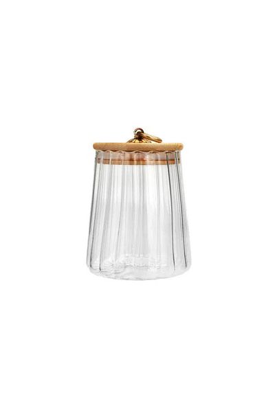 Porland Martie Bamboo Lid Glass Storage Container 650ml